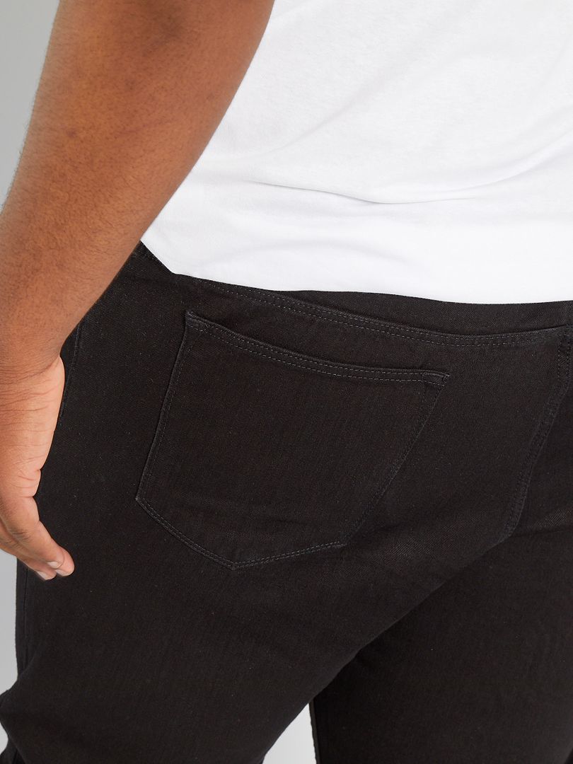 Pantalones vaqueros de algodón puro - NEGRO