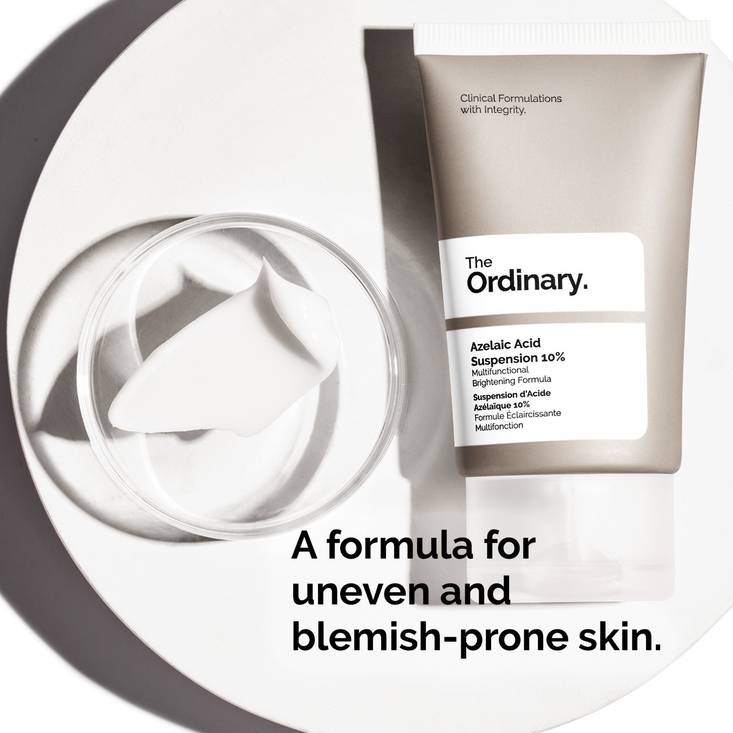 „The Ordinary“ veido kremas tolygiam odos atspalviui su azelaino rūgšties suspensija 10 % – 30 ml