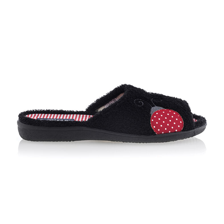 Women's Black Slippers