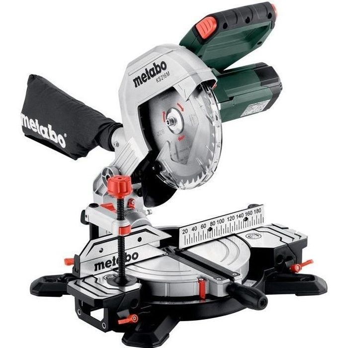 Mitre saw - METABO - KS 216 M - Precision cut line LED - 610216000