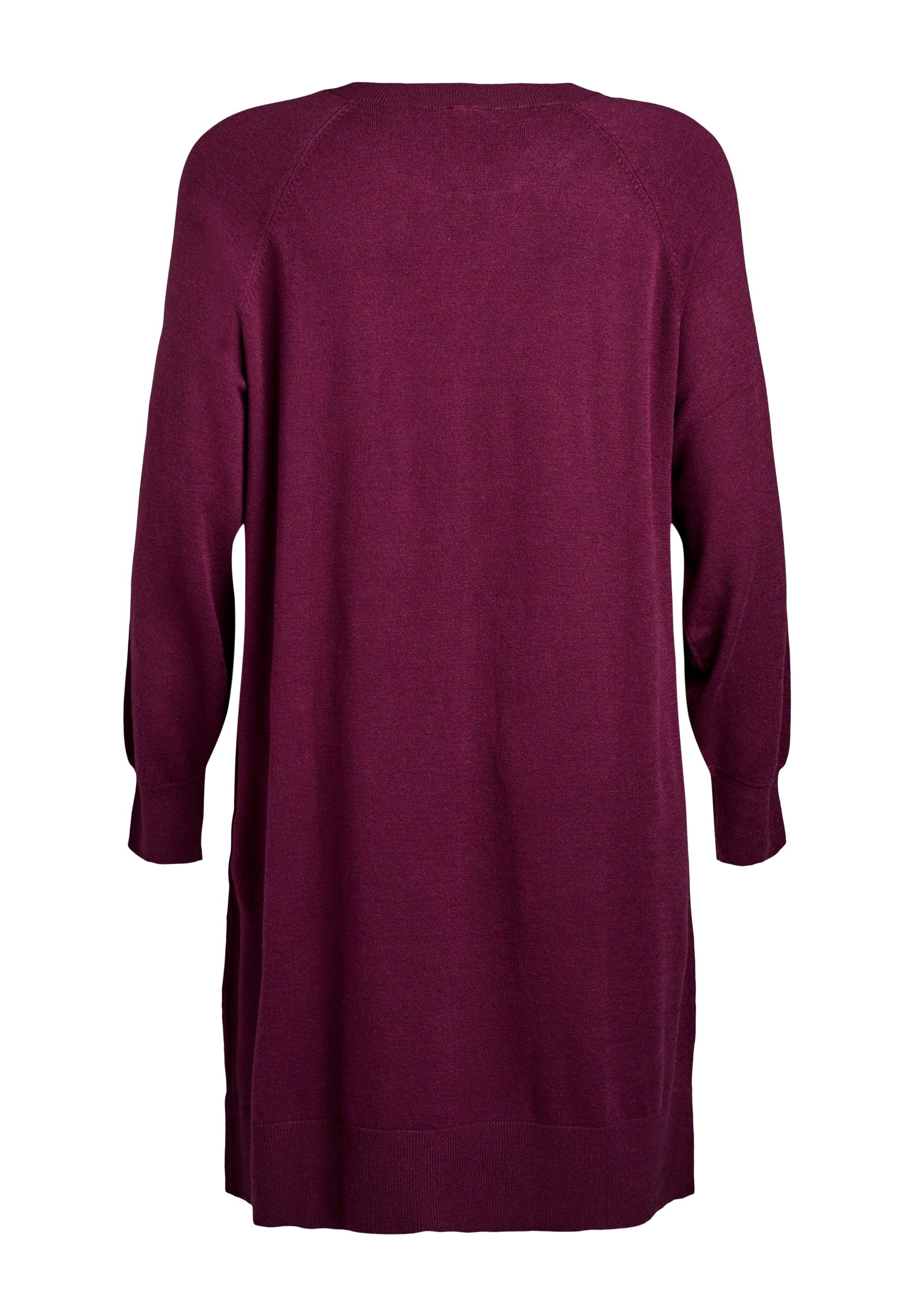 Robe-salopette Zizzi à manches raglan et couture centrale - fig.
