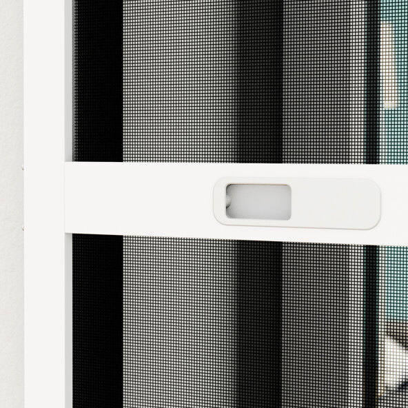Insect screen aluminum sliding door Comfort 120 x 240 cm, white