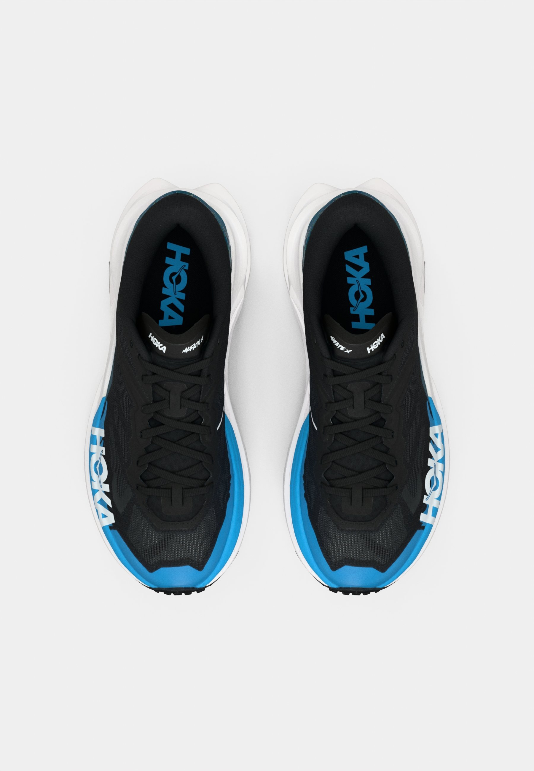 HOKA MAFATE X - Løpesko for terrengløping - black/skyward blue