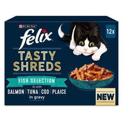Felix Tasty Shreds 12 x 80 g