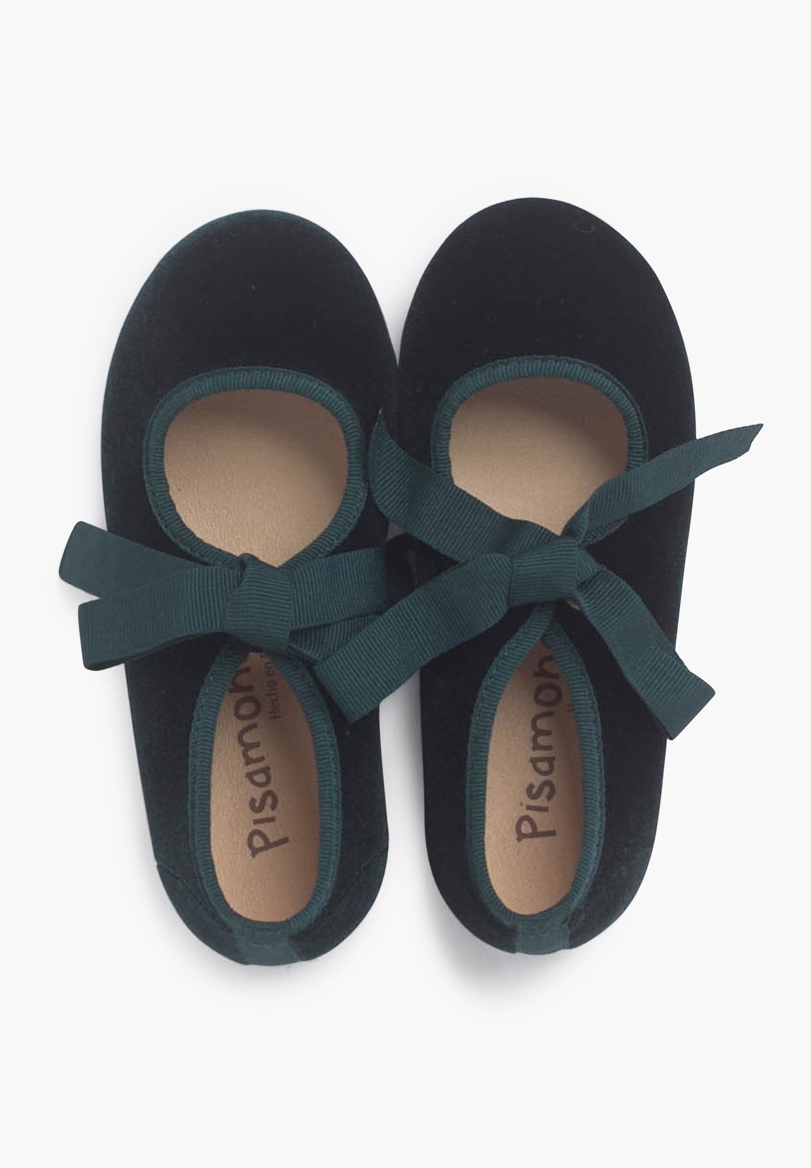 Pisamonas MERCEDITAS VELCIOPELO LAZO FAYA NIÑA - Scarpe per neonati - verde