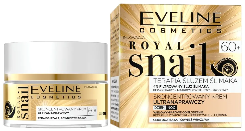 Eveline Royal Snail Ultranaprawczy krem na dzień i na noc 60+