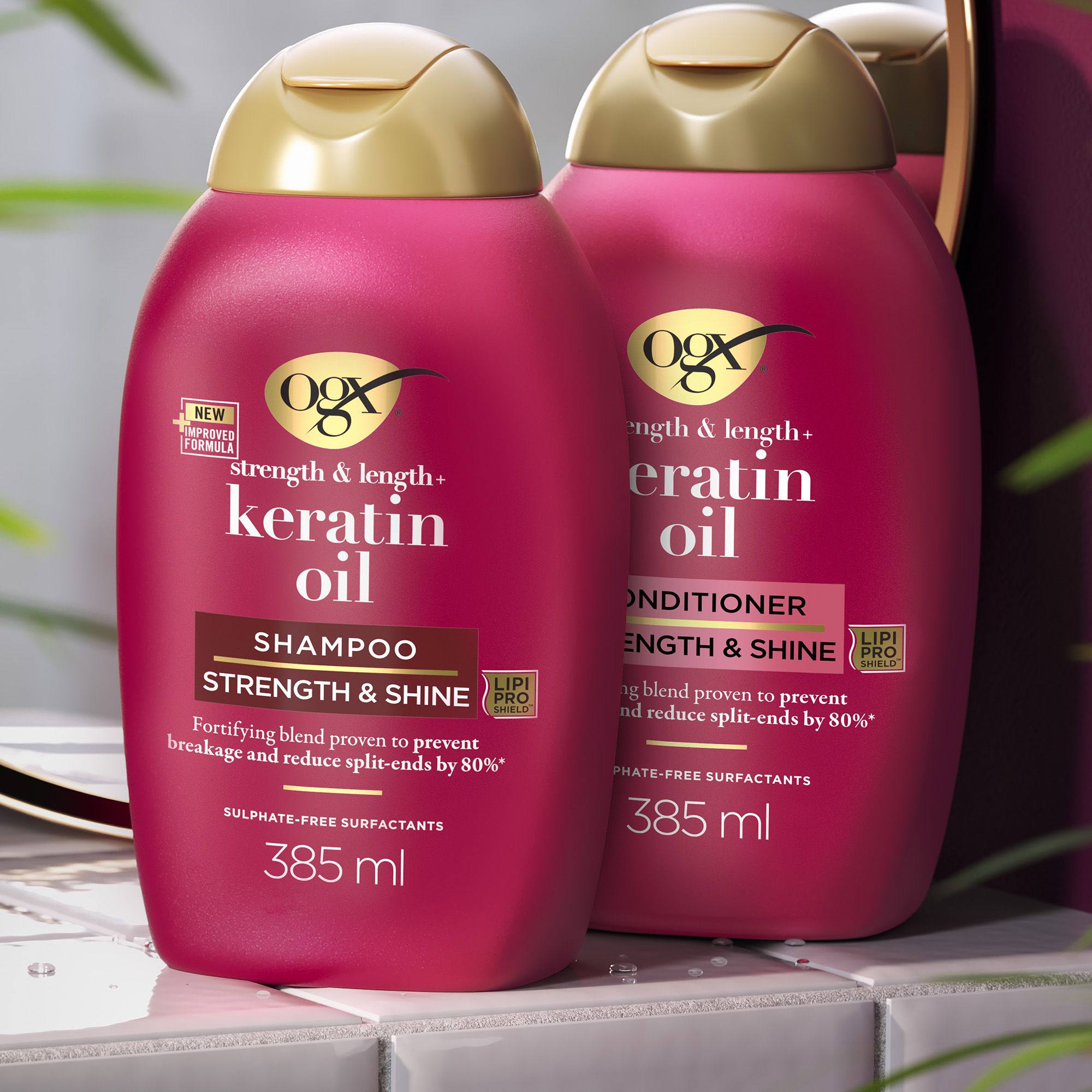 Šampon s keratinskim uljem za snagu i sjaj Šamponi