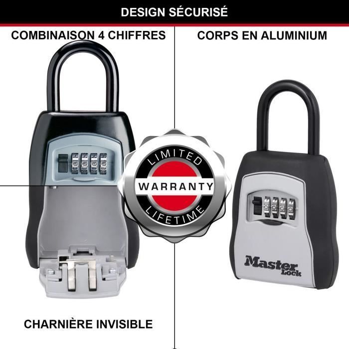 Cofre para chaves seguro - MASTER LOCK - 5400 EUR - Tamanho médio - Com cadeado - Select Access. Compartilhe suas chaves com segurança.