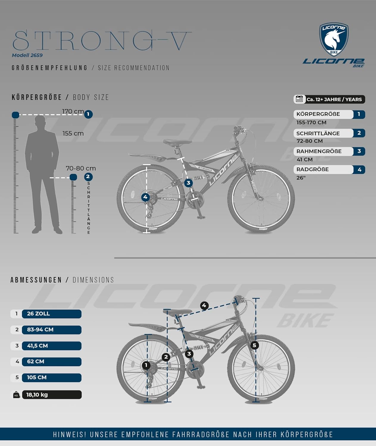 Licorne Bike, prémiové horské kolo