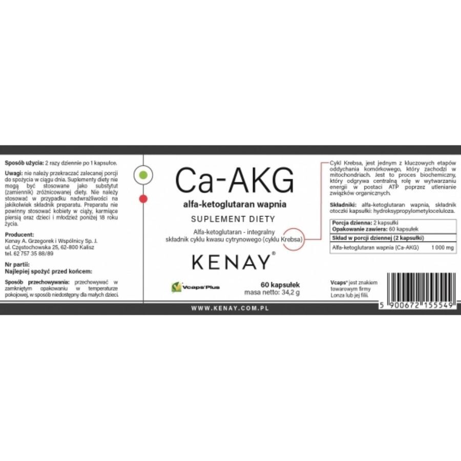 Kenay Ca-Akg Alfa-cetoglutarato di calcio