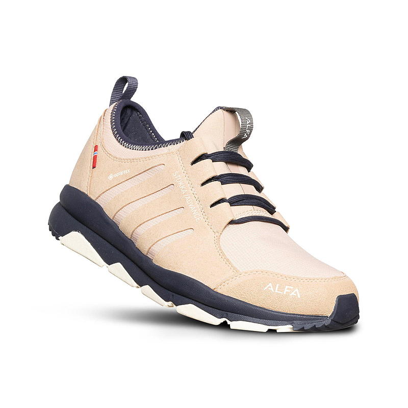 Alfa Casual Sko Stokka 41 sand Advance GTX W