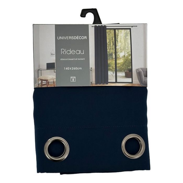 Set di 2 tende oscuranti 140 x 260 cm 