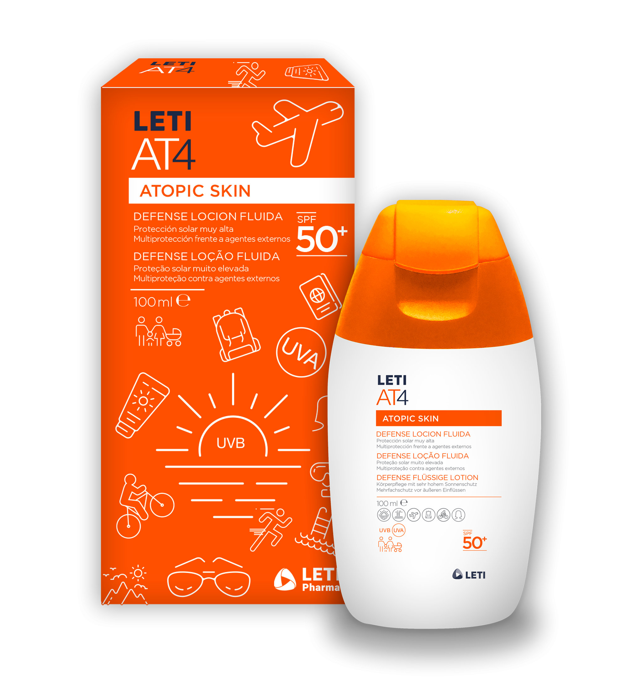 AT4 losion za sunčanje SPF50 Apoteka za zaštitu od sunca