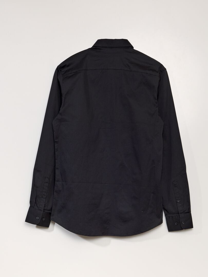 Camisa Slim Extra Stretch - PRETA