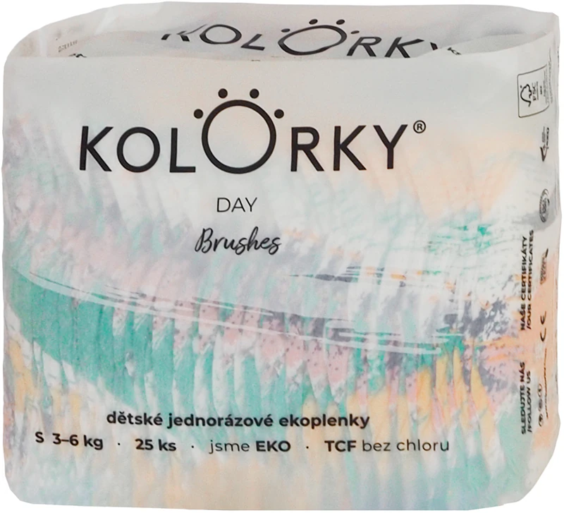 Kolorky Day Brushes Einweg-Ökowindeln