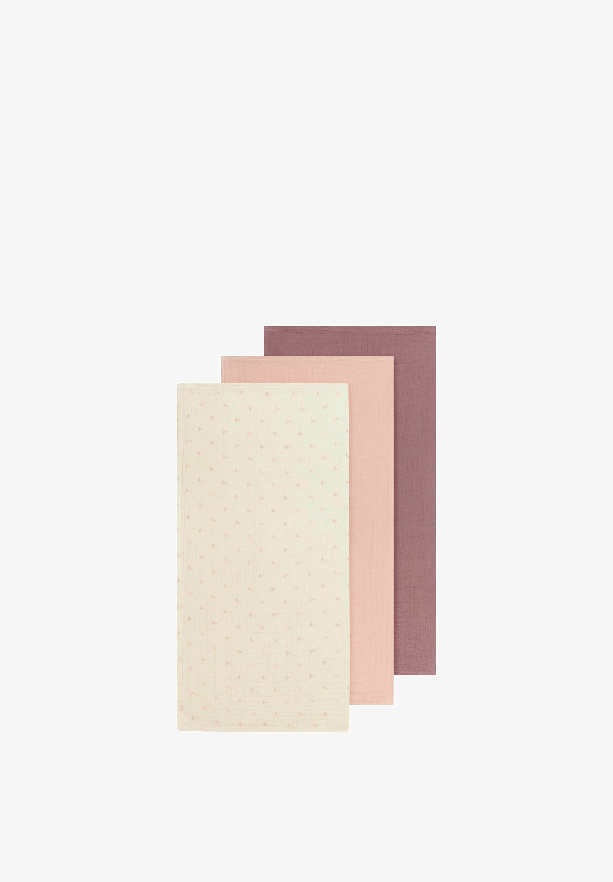 Lil' Atelier 3er-Pack – Musselin-Decke – Turteltaube