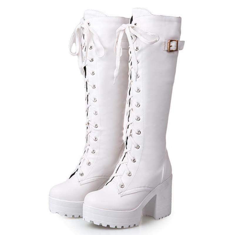 Bottes pour femmes, chaussures sexy à talons hauts, bottes à plateforme pour femmes, chaussures d'hiver en fourrure, chaussures chaudes et tendance pour la neige, grandes tailles