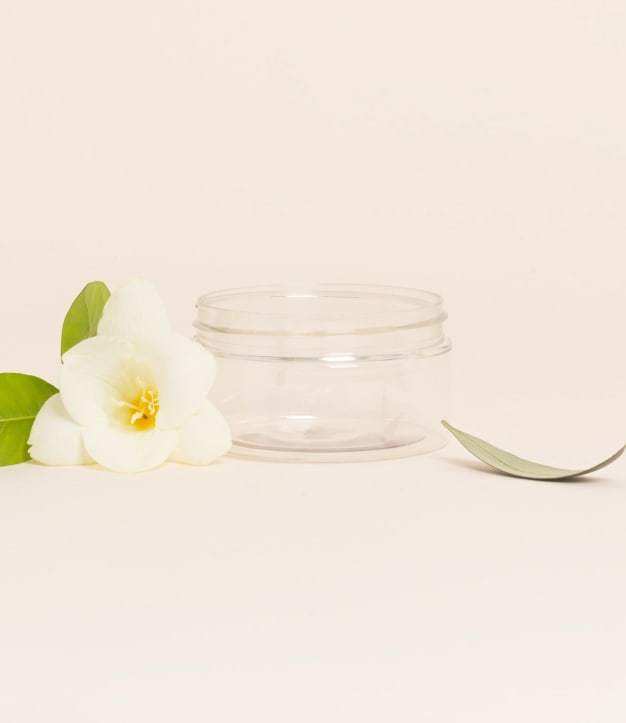 100 ml BASIC transparante PET-pot - zonder deksel