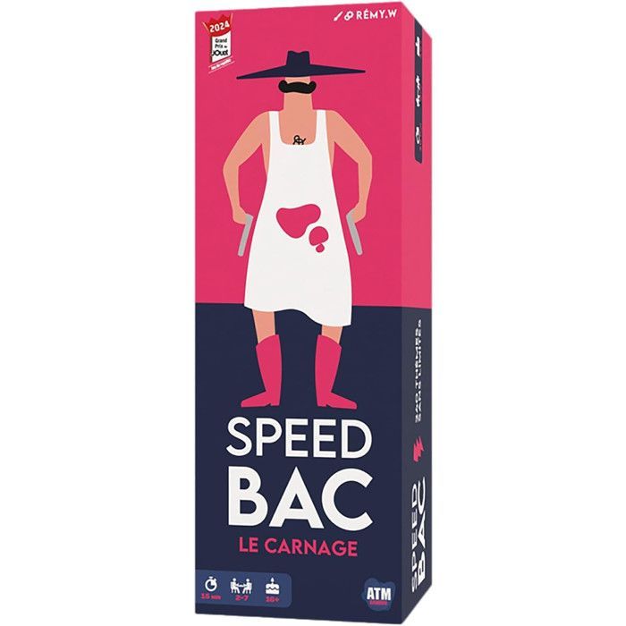Jeu d'ambiance Pixie Games Speed Bac Le Carnage - Pixie Games - Jeu d’ambiance - Multicolore - Blanc - Mixte