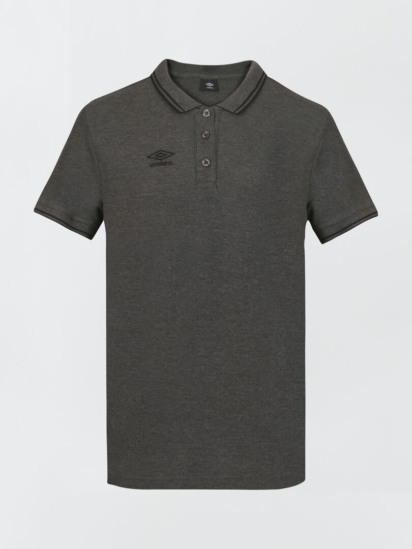 Umbro poloshirt van katoenpiqué - GRIJS
