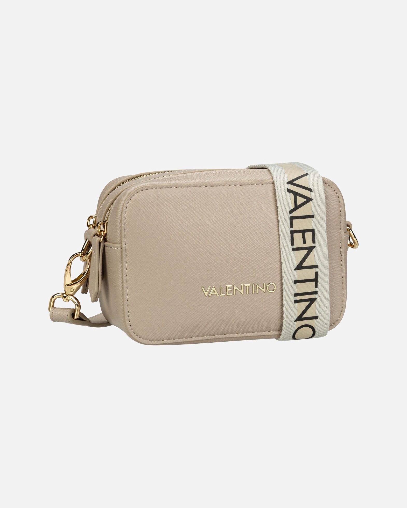 Valentino Bags plecu soma Valentino Bags Zero sieviešu sajūga/pārsega soma no mākslīgās ādas - bēša - 1 gab.