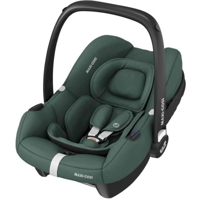 Seggiolino auto per neonati Maxi-Cosi CabrioFix i-Size, Gruppo 0+, i-Size, con riduttore, Isofix, Verde Essenziale