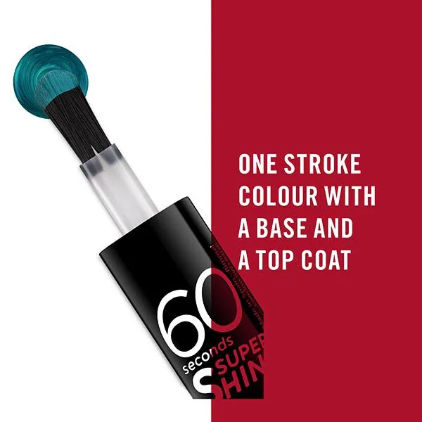 Lak na nehty Rimmel 60 Seconds Super-Shine - Siren