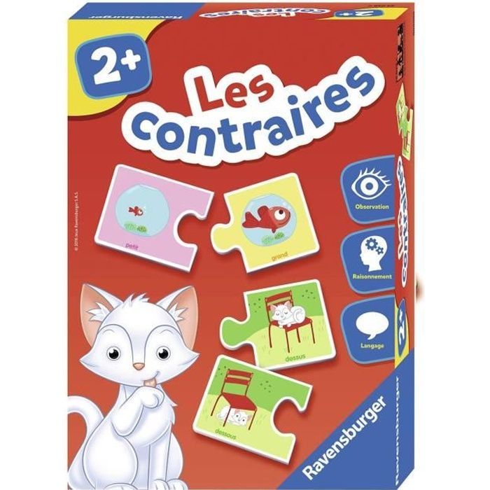Opposites - Educational Game - Discovering Opposites - Ravensburger - Ages 2+
