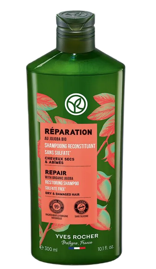 Yves Rocher Szampon odbudowujący z olejkiem jojoba BIO