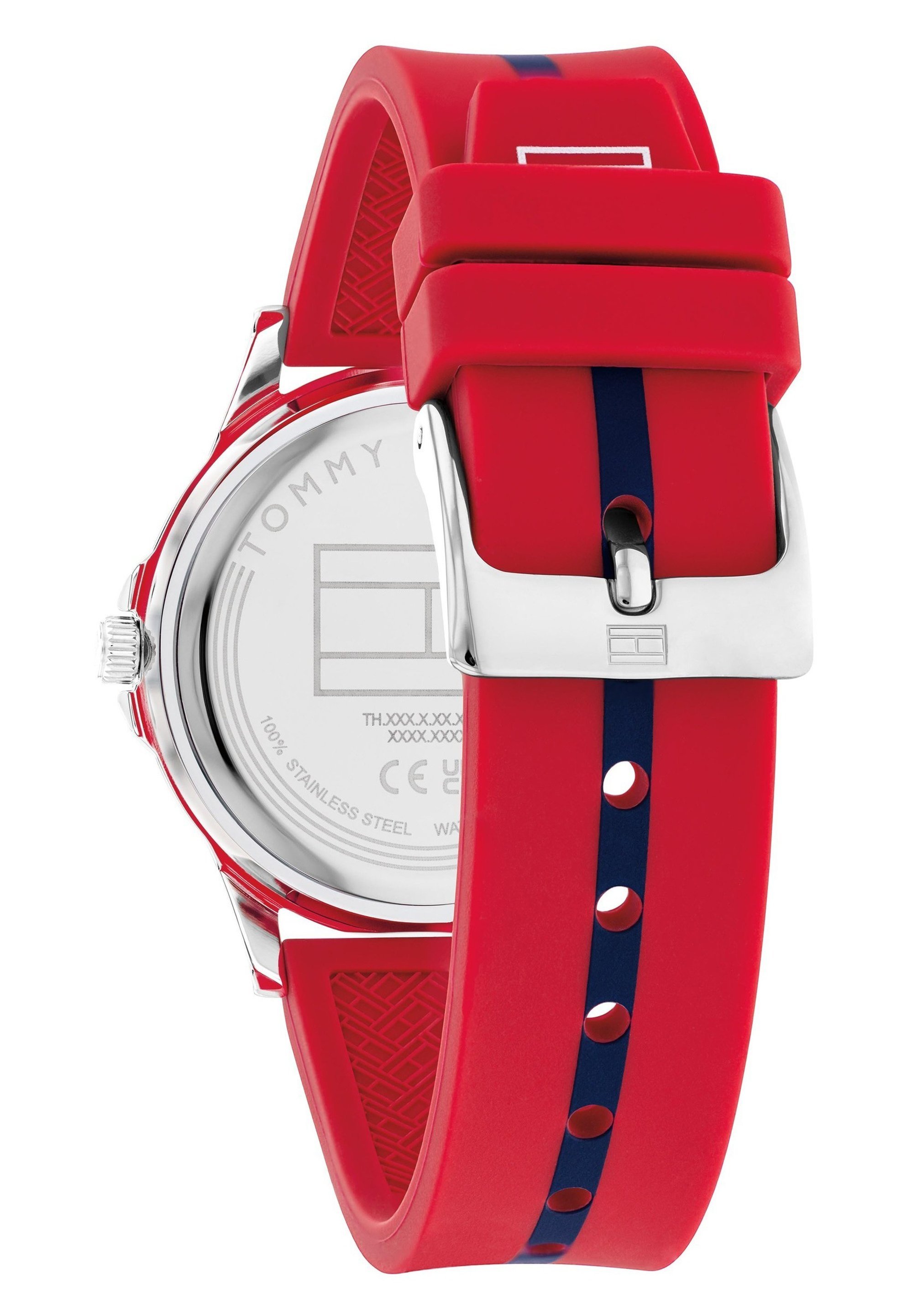 Tommy Hilfiger SPORT - Relógio - azul- und silberfarben rot rot