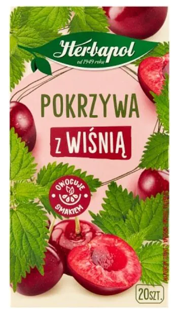 Herbapol Zielnik Polski Herbata, pokrzywa z wiśnią
