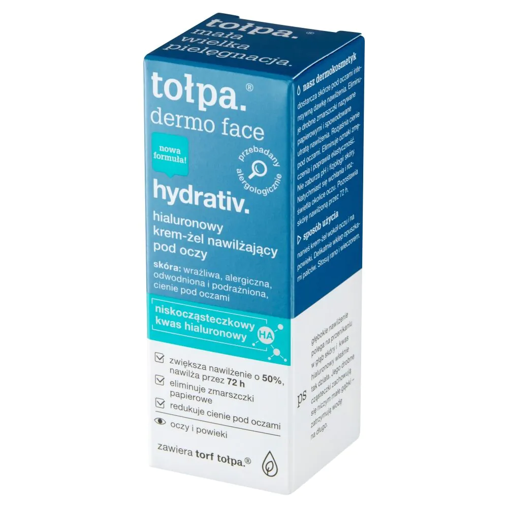 Tołpa Hydrativ Nawilżający krem-Żel Odprężający pod oczy