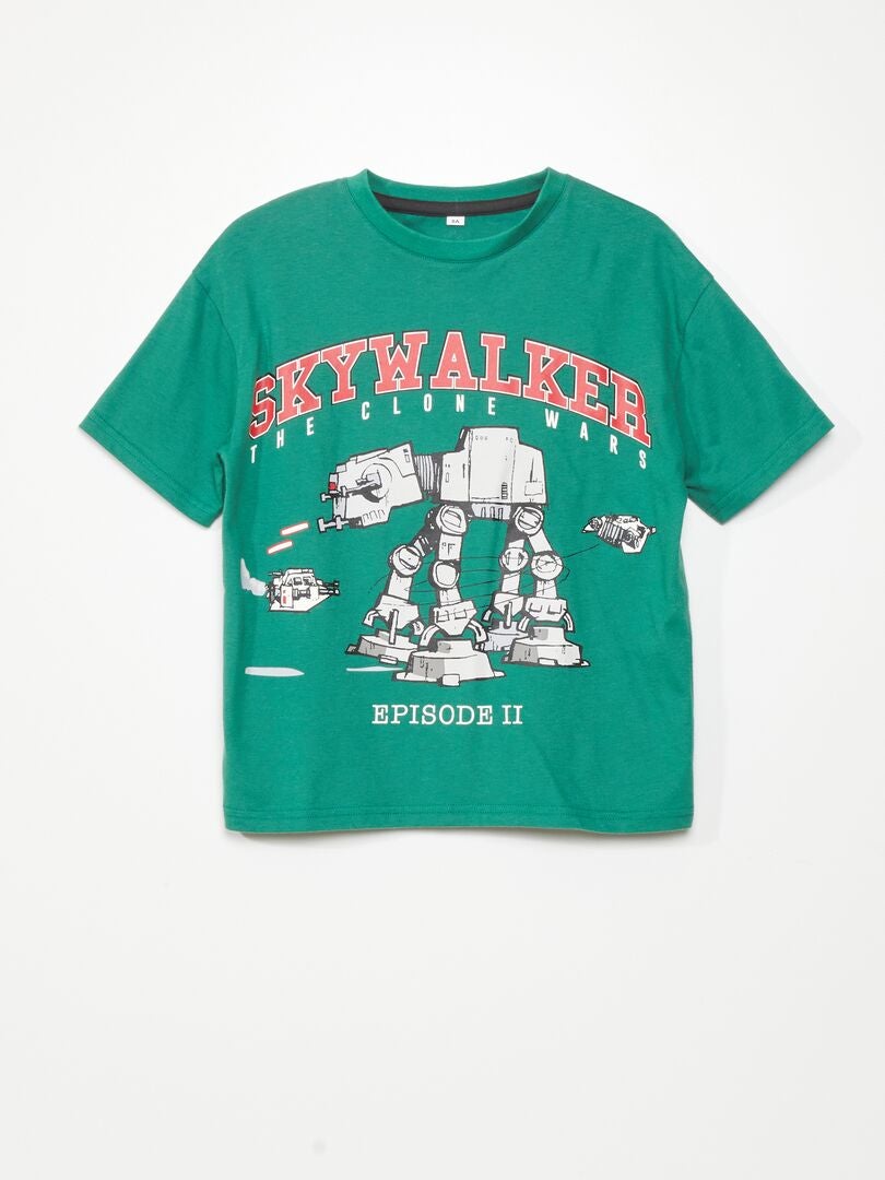 Camiseta de manga curta 'Star Wars' - VERDE