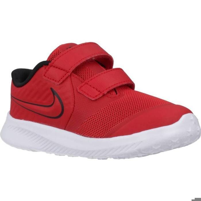 Zapatillas infantiles - NIKE - Nike Star Runner 2 (Tdv) - Rojo - Niñas - Velcro - Planas - Sintéticas