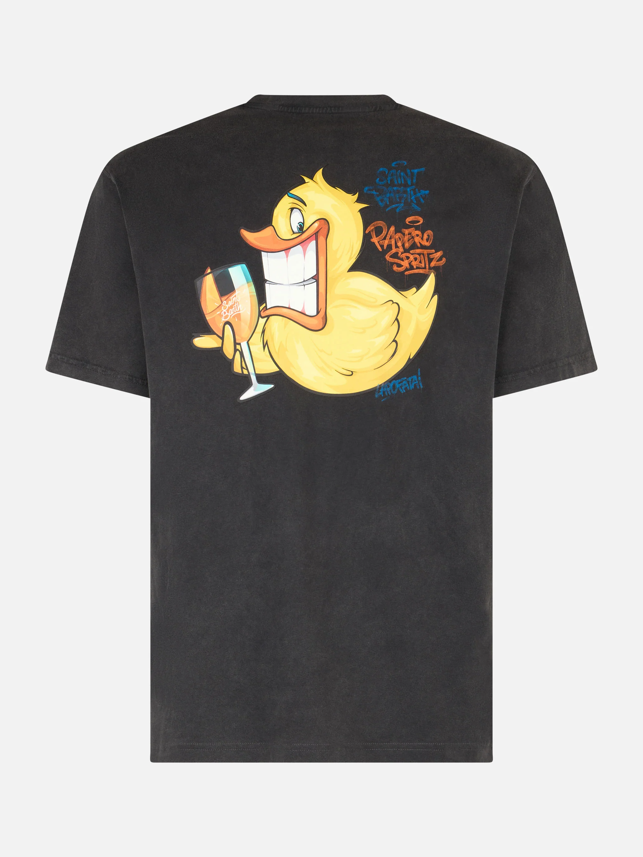 Vintage Jack Ducky Cryptopuppets katoenen T-shirt voor heren