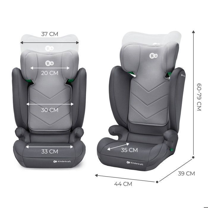 Seggiolino auto Kinderkraft I-Spark i-Size 100–150 cm H-GUARD SPS