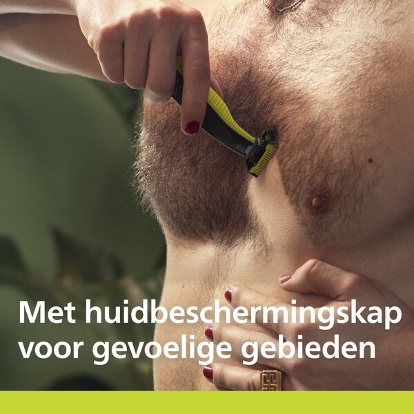 „Philips OneBlade QP624/50“ 360 laipsnių keičiamų peiliukų rinkinys + kūno priežiūros rinkinys<br>2 dalys