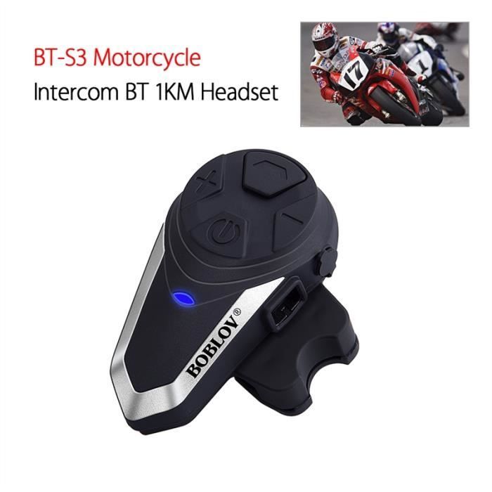 BOBLOV BT-S3 moto Bluetooth intercom