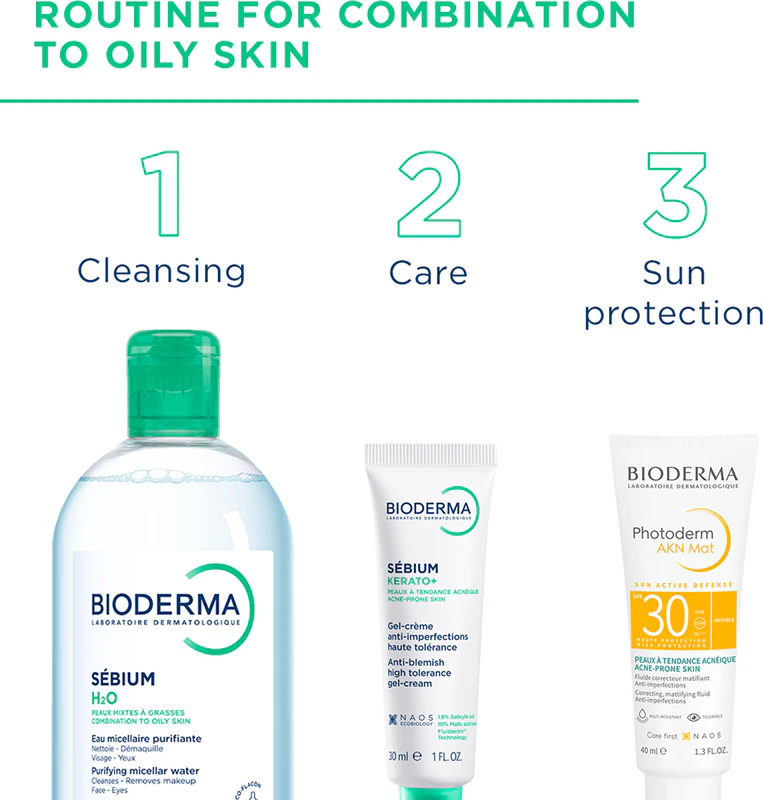 Bioderma Sébium H2O Mizellenwasser für fettige und Mischhaut