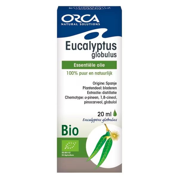 Етерично уље еукалиптуса глобулуса Orca Bio 20ml