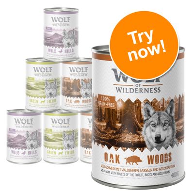 Wolf of Wilderness Classic blandade förpackningar för vuxna