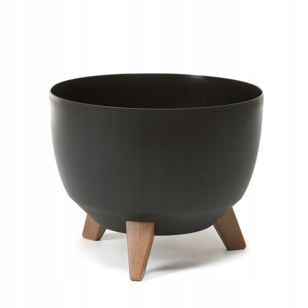 Kadax Doniczka Donica 24cm Wkład Osłonka Czarna