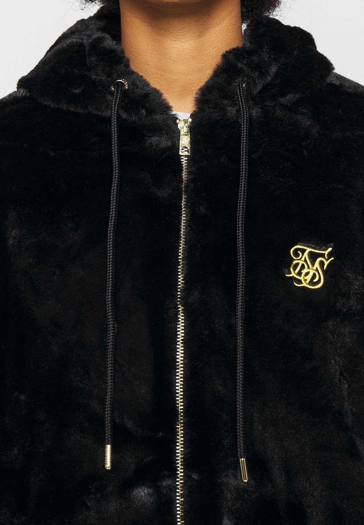 SIKSILK Winterjacke - schwarz