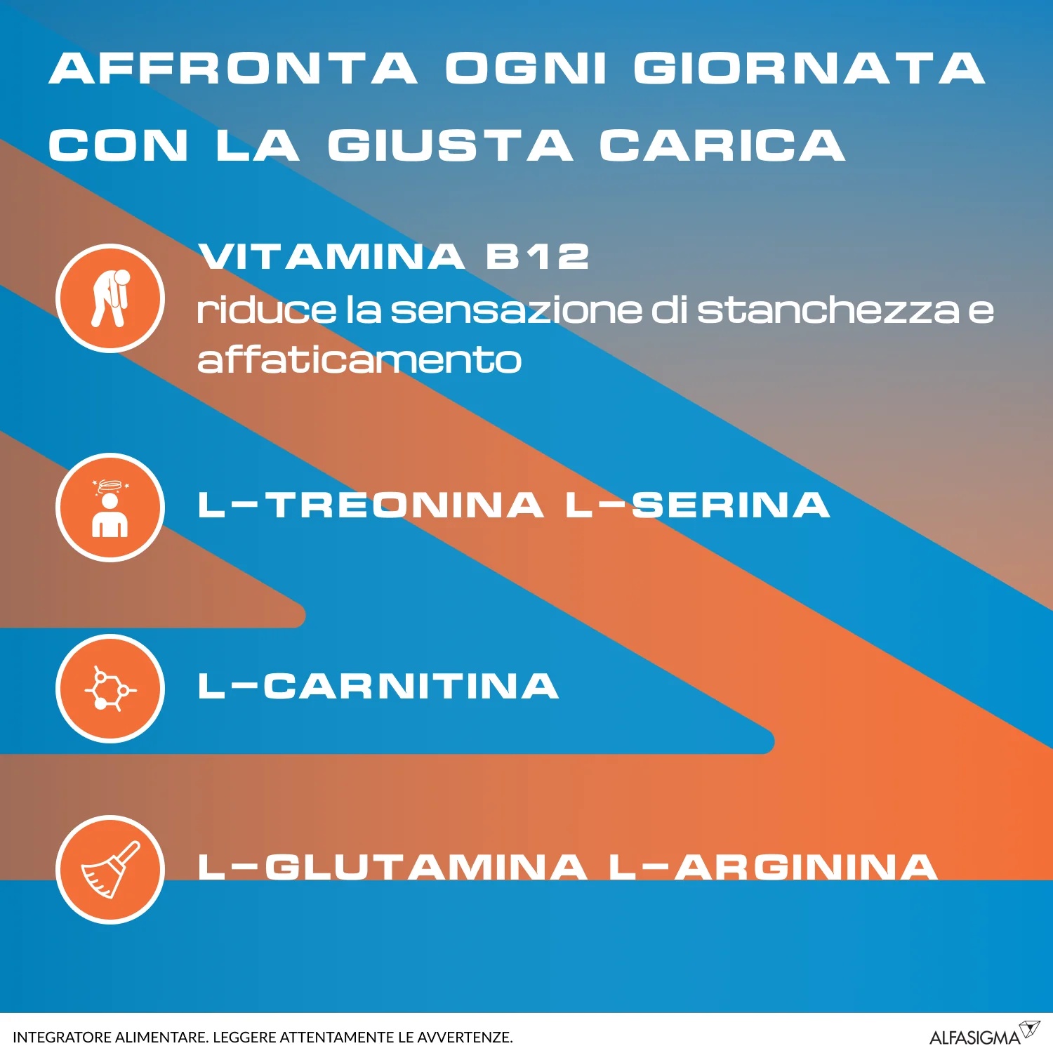 ALFASIGMA Rekord B12 Plus 10 flacons contre la fatigue physique et mentale