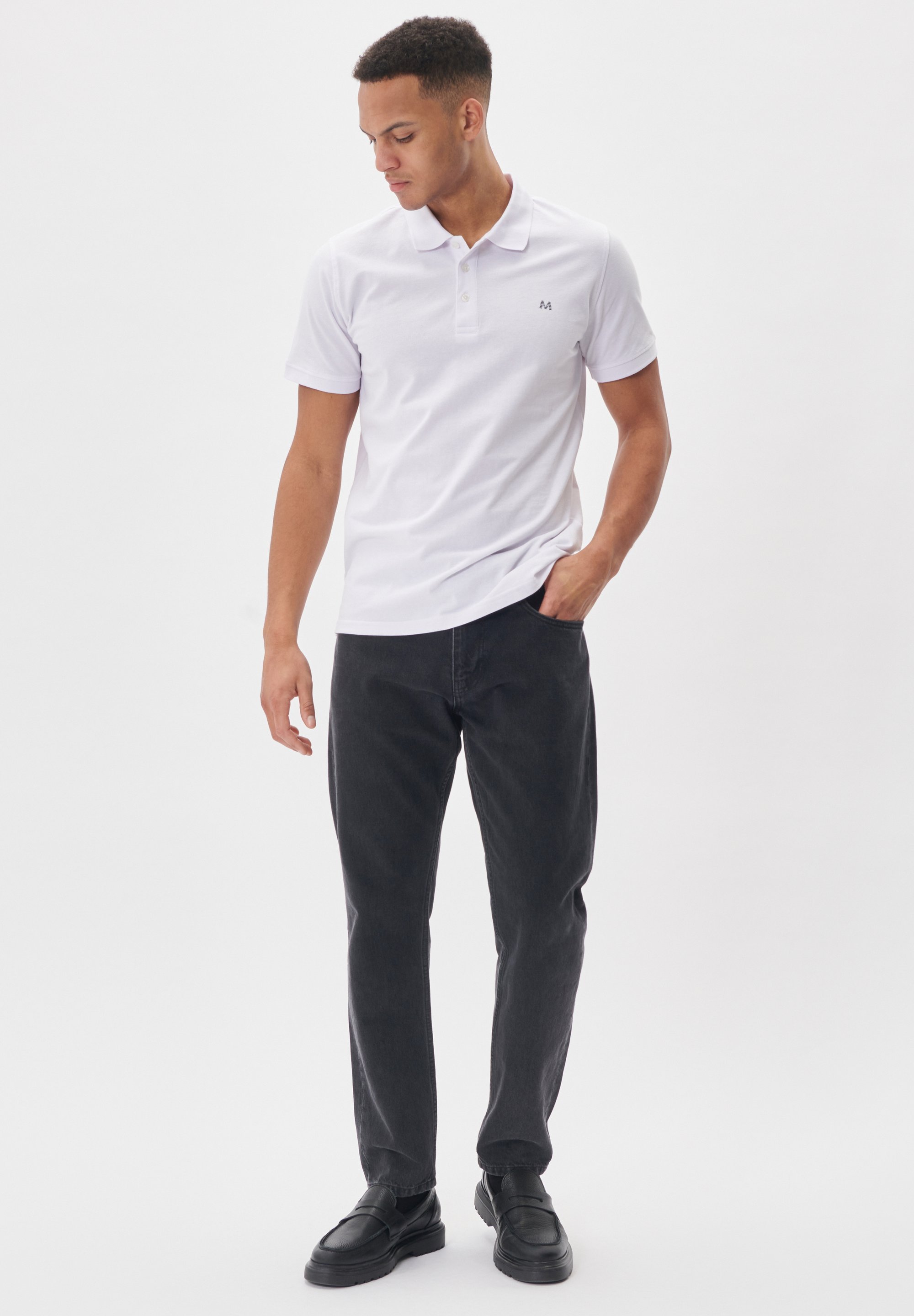 Matinique POLEO MELANGE - Polo - black