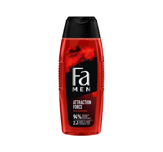 Fa Men Attraction Force żel pod prysznic 2w1 do ciała i włosów 400 ml