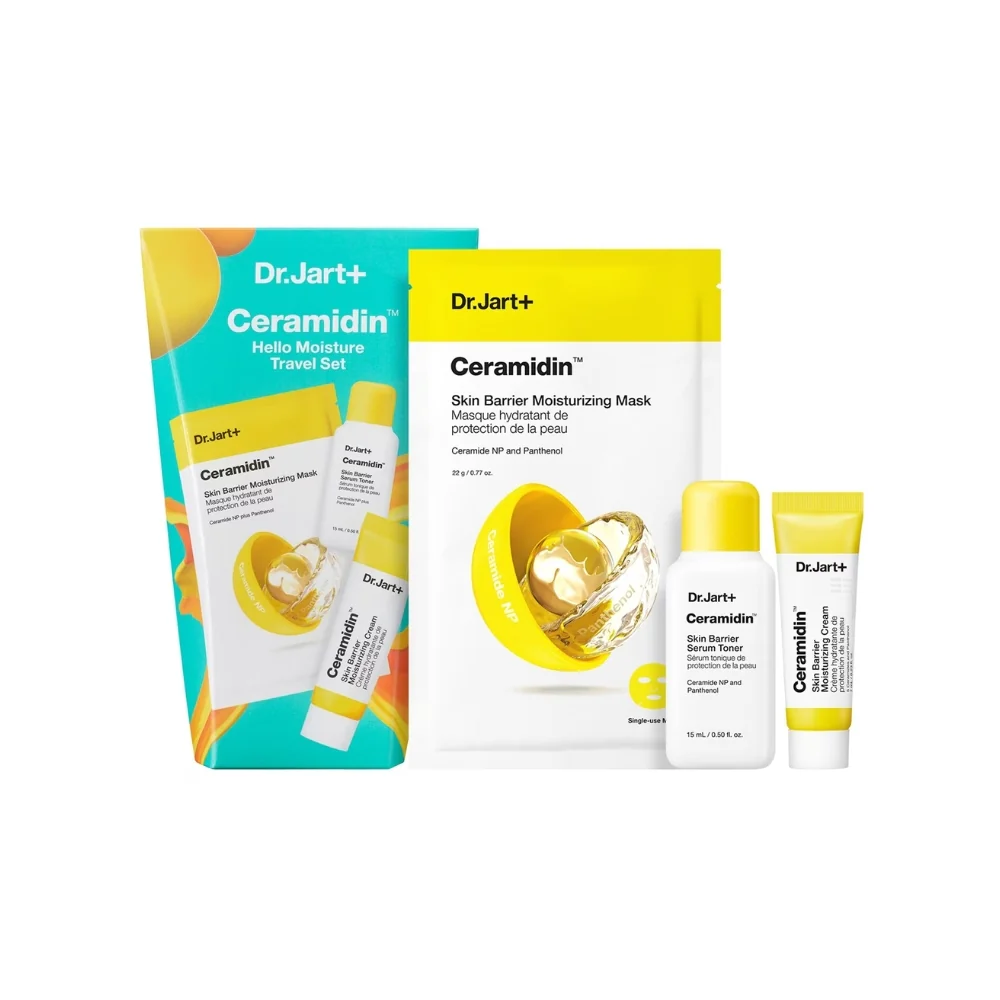 Ceramidin™ Hello Moisture Travel Set - Crema viso giorno idratante