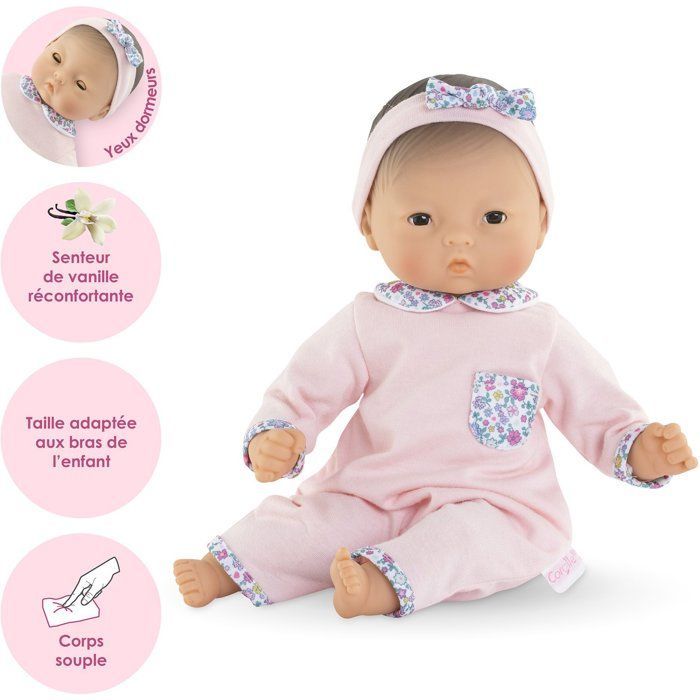 Babypop - COROLLE - Mila knuffelbaby - 30 cm - Vanaf 18 maanden