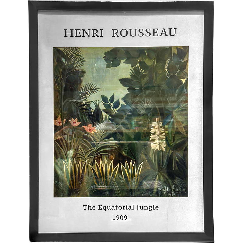 Hjem Fotoramme 30x40 cm svart Jungle