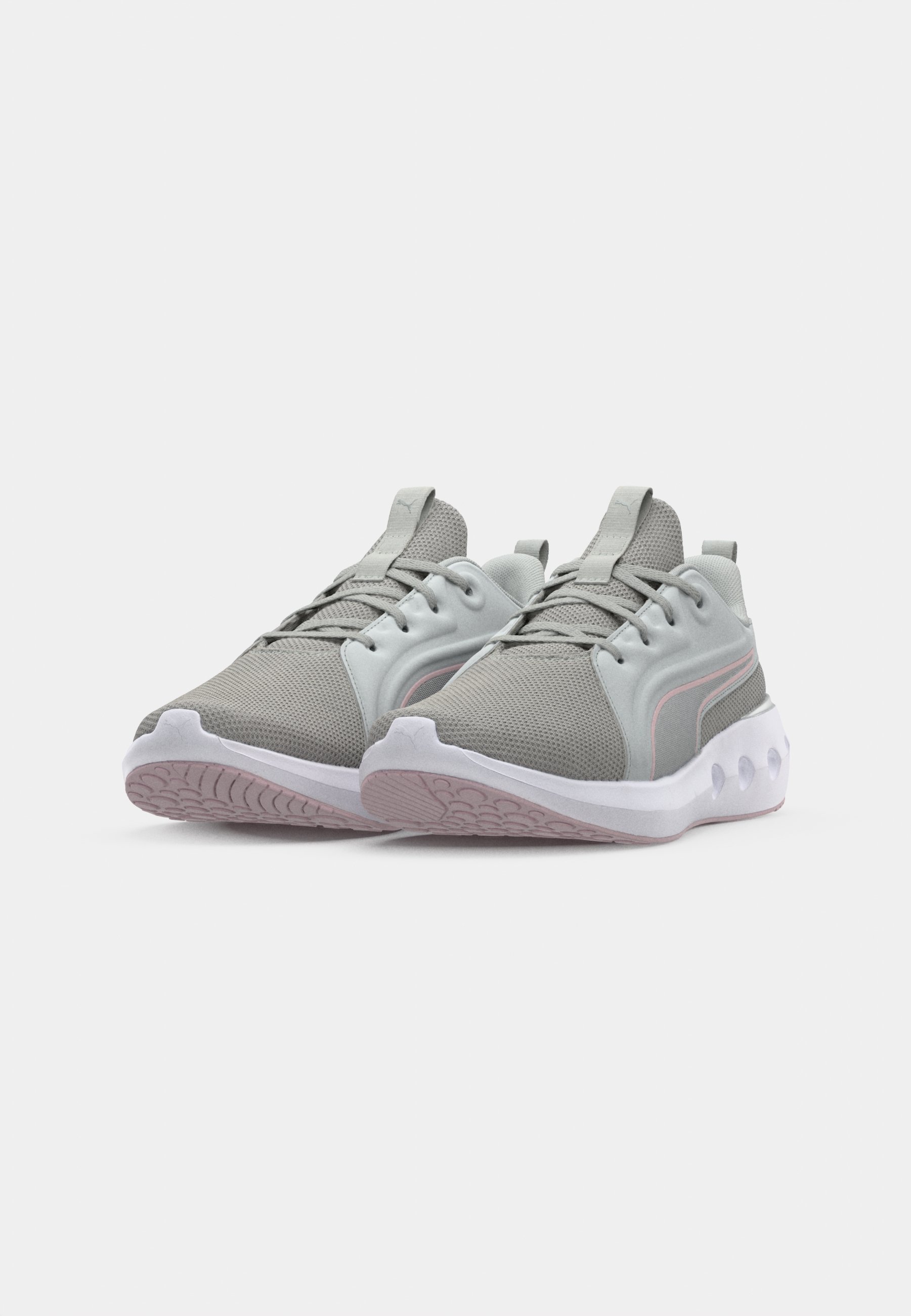 Puma SOFTRIDE CARSON UNISEX - Scarpa da allenamento - grigio chiaro/malva rosa/argento